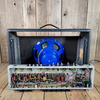 Fender 1969 Deluxe Reverb Drip Edge Serviced Weber Blue 12-A - Mahar's Vintage Guitars