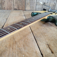 Fender 1969 Mustang Competition Burgundy w/Rare Lefty Case Excellent - Mahar's Vintage Guitars