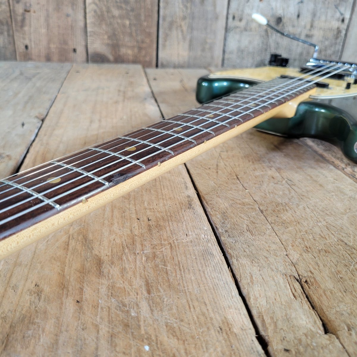 Fender 1969 Mustang Competition Burgundy w/Rare Lefty Case Excellent - Mahar's Vintage Guitars