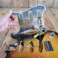 Fender 1969 Stratocaster Sunburst w/ original case Excellent - Mahar's Vintage Guitars