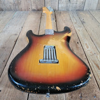 Fender 1969 Stratocaster Sunburst w/ original case Excellent - Mahar's Vintage Guitars