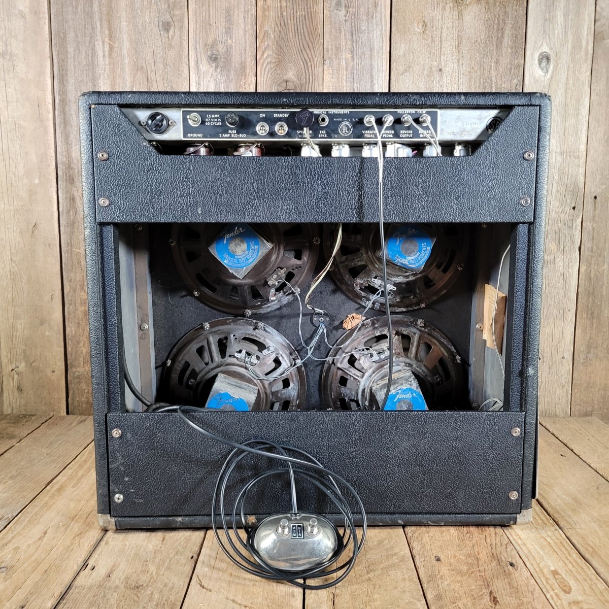 Fender 1970 Super Reverb Original CTS Speakers, Very Good - Mahar's Vintage Guitars