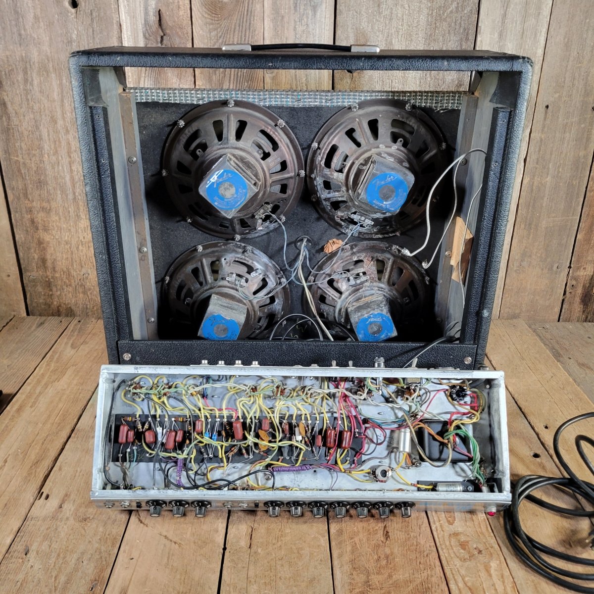 Fender 1970 Super Reverb Original CTS Speakers, Very Good - Mahar's Vintage Guitars
