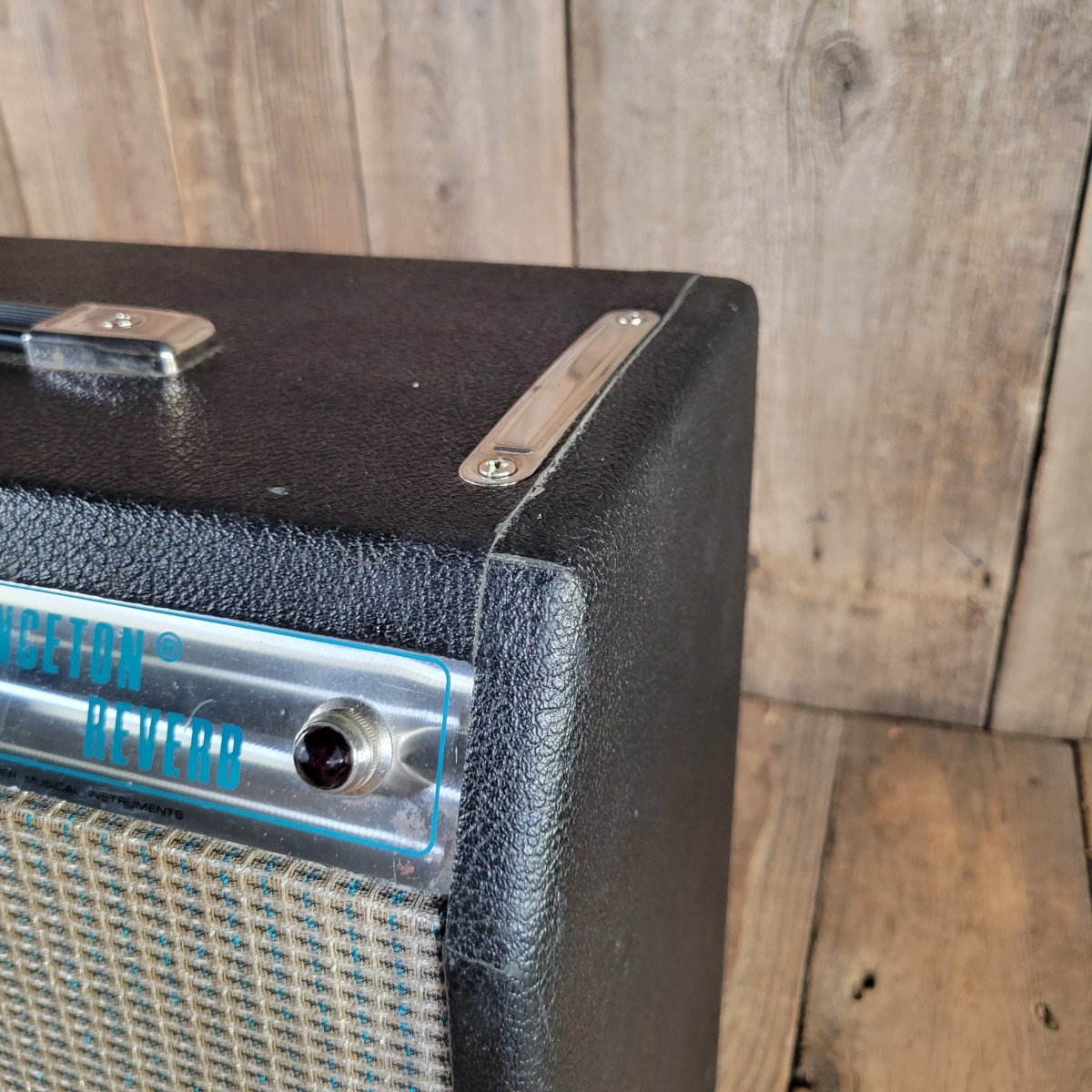 Fender 1972 Princeton Reverb Silverface W/ Manual, Very Good - Mahar's Vintage Guitars