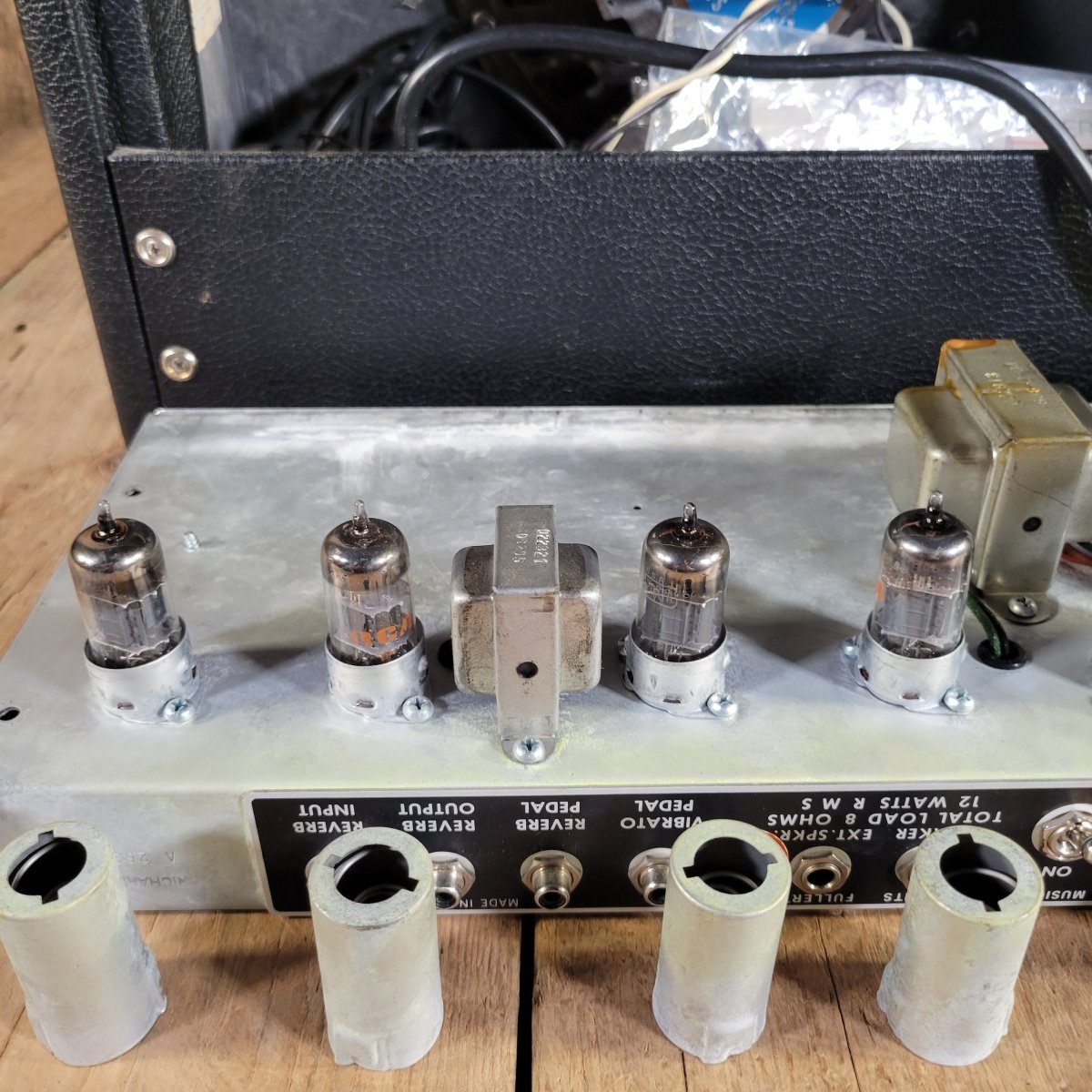Fender 1972 Princeton Reverb Silverface W/ Manual, Very Good - Mahar's Vintage Guitars