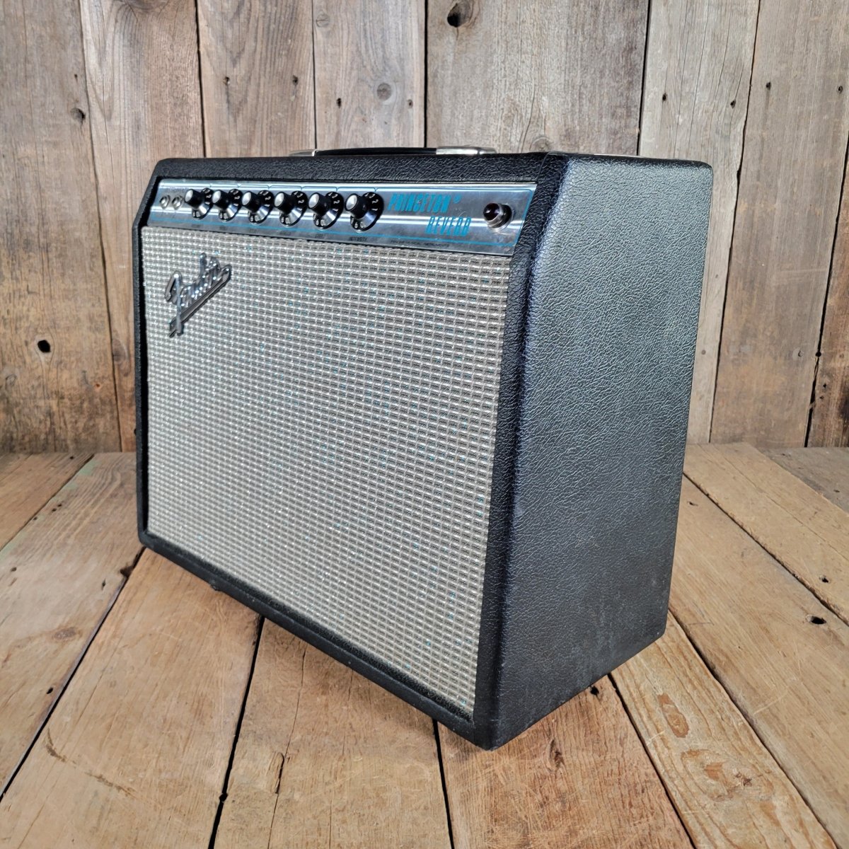 Fender 1972 Princeton Reverb Silverface W/ Manual, Very Good - Mahar's Vintage Guitars