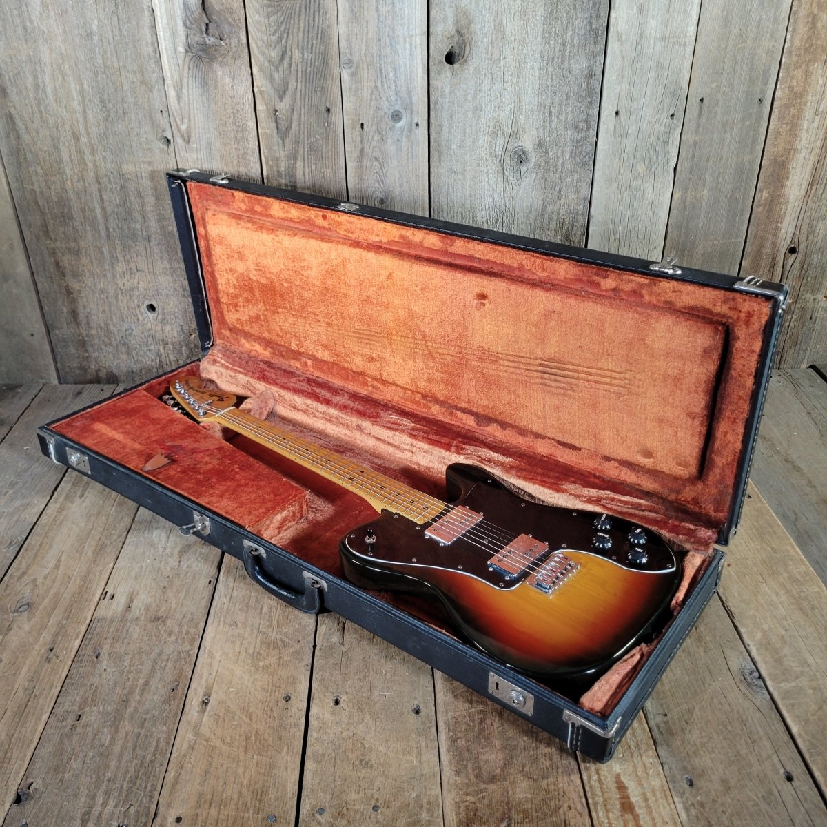 Fender 1977-78 Telecaster Deluxe Sunburst Seth Lover WRH | Mahar's