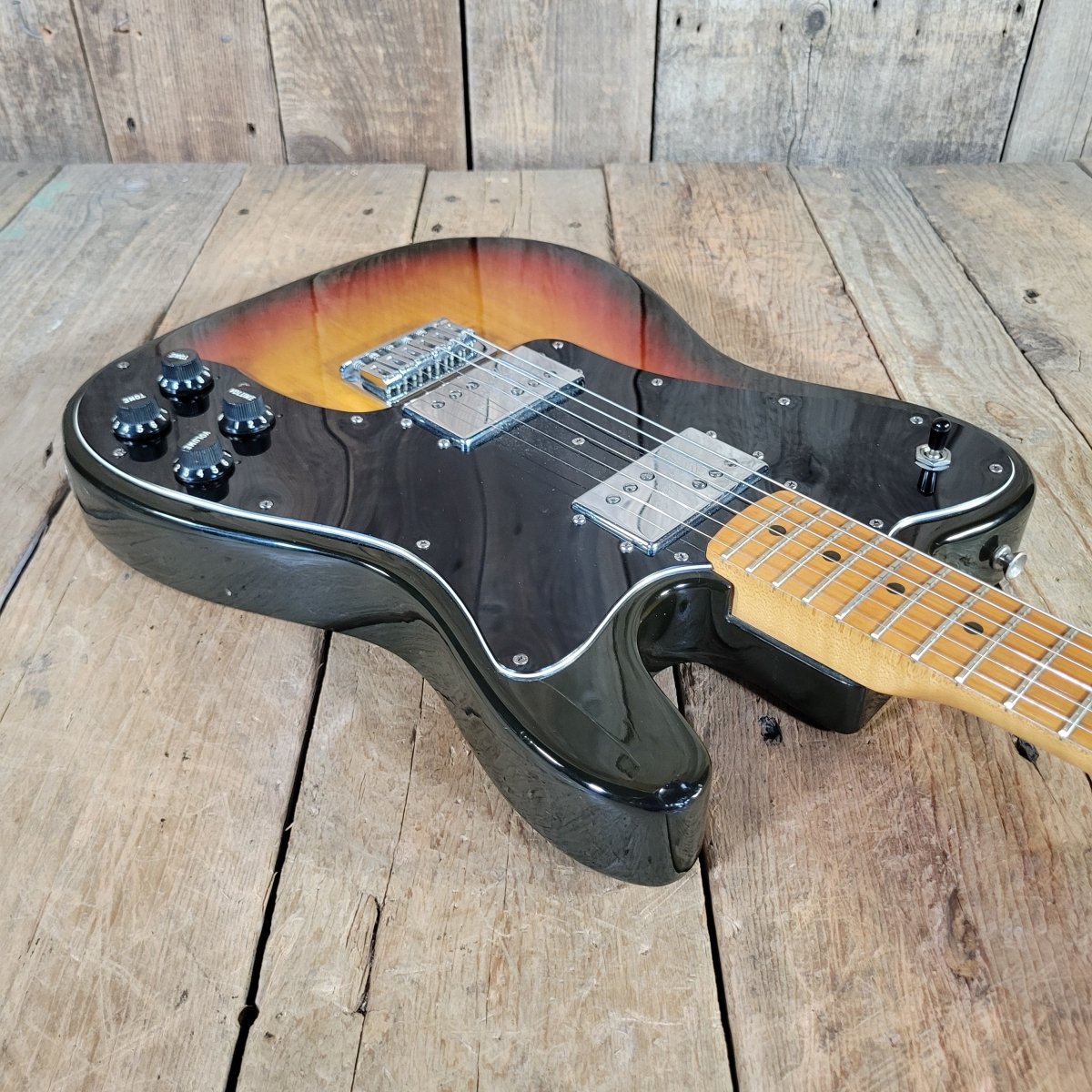 Fender 1977 - 78 Telecaster Deluxe Sunburst W/ Original Case, Excellent - Mahar's Vintage Guitars