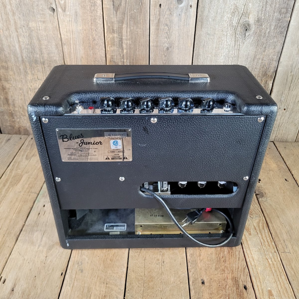 Fender 2000 Blues Junior USA 1x12 Combo F&T Cap Upgrade Excellent - Mahar's Vintage Guitars