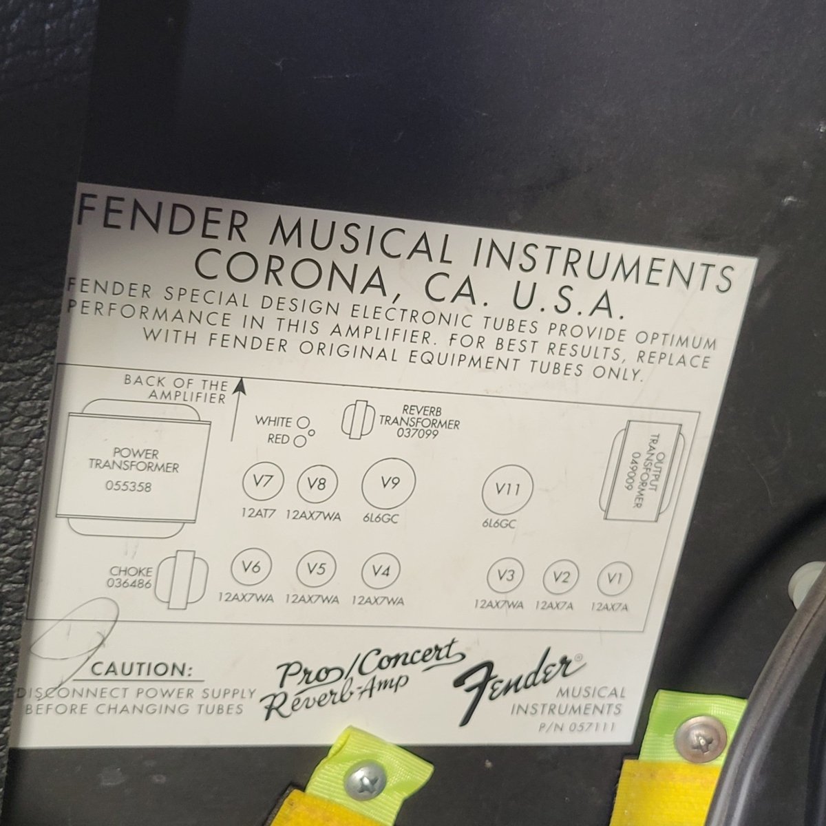 Fender 2001 Pro Reverb Pro Tube Series 1x12 50W Excellent - Mahar's Vintage Guitars