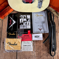 Fender 2002 Esquire "Custom" NAMM Model Olympic White Very Good - Mahar's Vintage Guitars