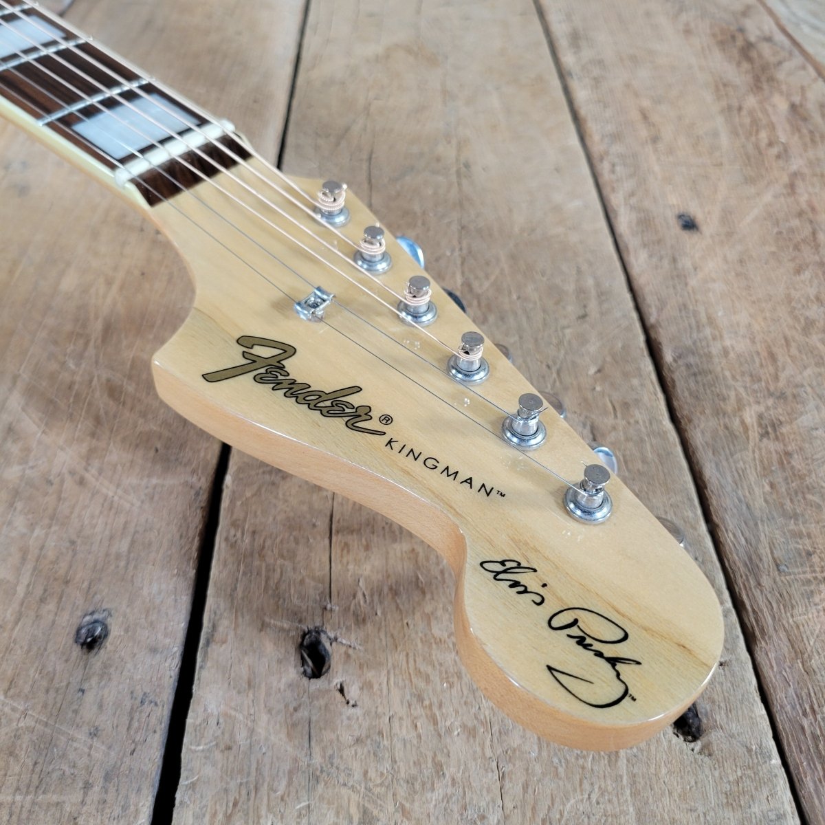Fender 2012 Elvis Kingman Dreadnought Natural Wildwood - Mahar's Vintage Guitars