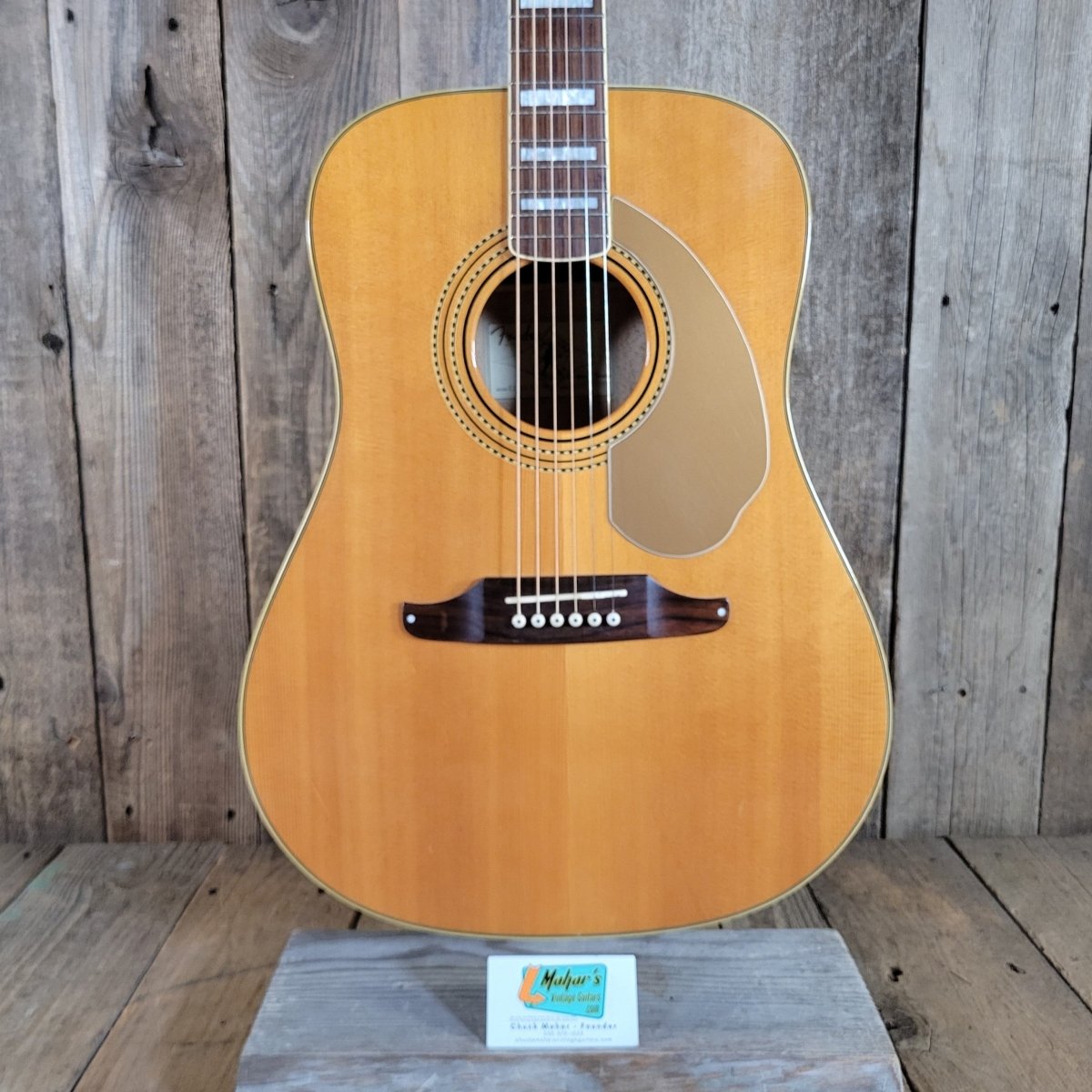 Fender 2012 Elvis Kingman Dreadnought Natural Wildwood - Mahar's Vintage Guitars