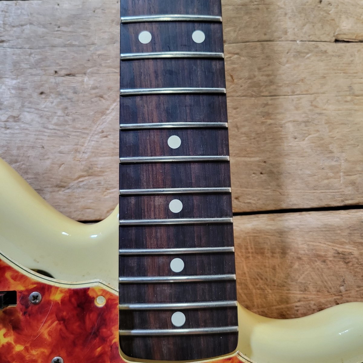 Fender 2012 Jazzmaster '62 American Vintage Reissue Novak pickups, Spitfire Tort Pickguard - Mahar's Vintage Guitars