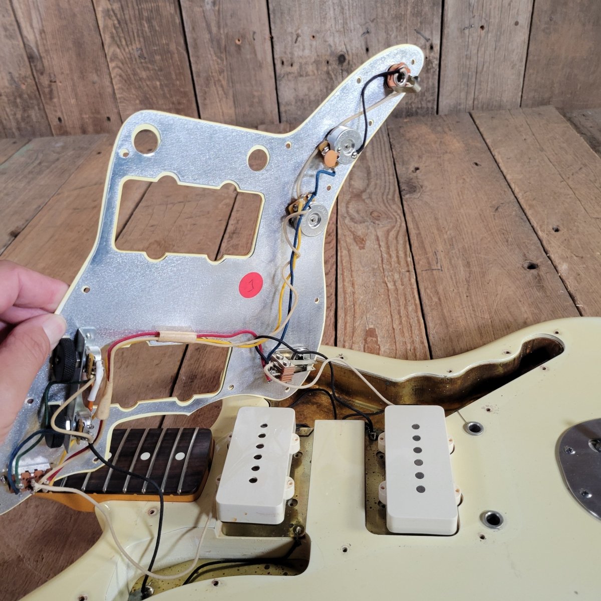 Fender 2012 Jazzmaster '62 American Vintage Reissue Novak pickups, Spitfire Tort Pickguard - Mahar's Vintage Guitars