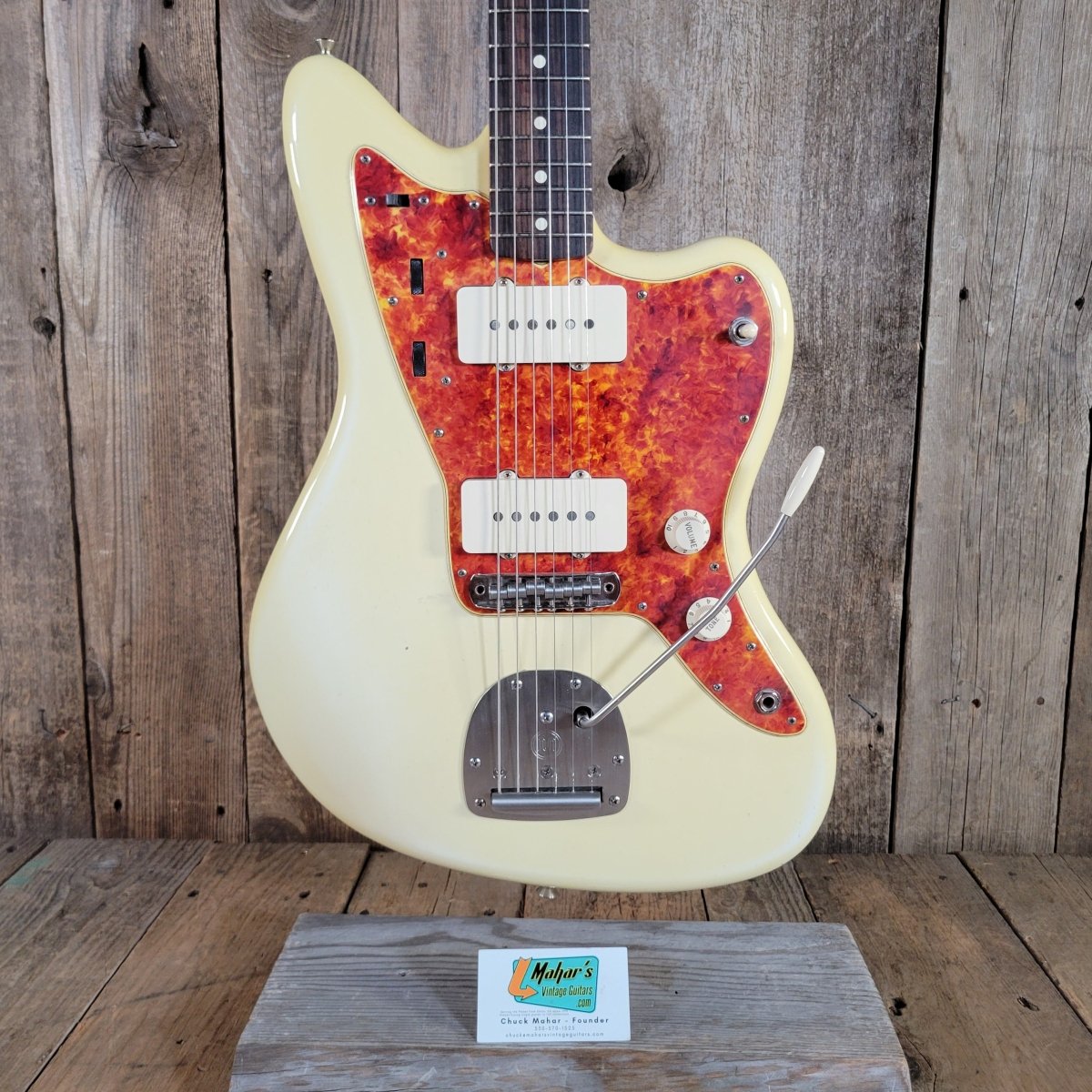 Fender 2012 Jazzmaster '62 American Vintage Reissue Novak pickups, Spitfire Tort Pickguard - Mahar's Vintage Guitars