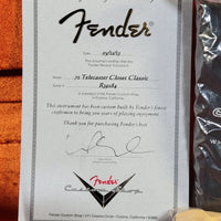 Fender 2013 '72 Telecaster Closet Classic Tele Custom, Black, Excellent - Mahar's Vintage Guitars