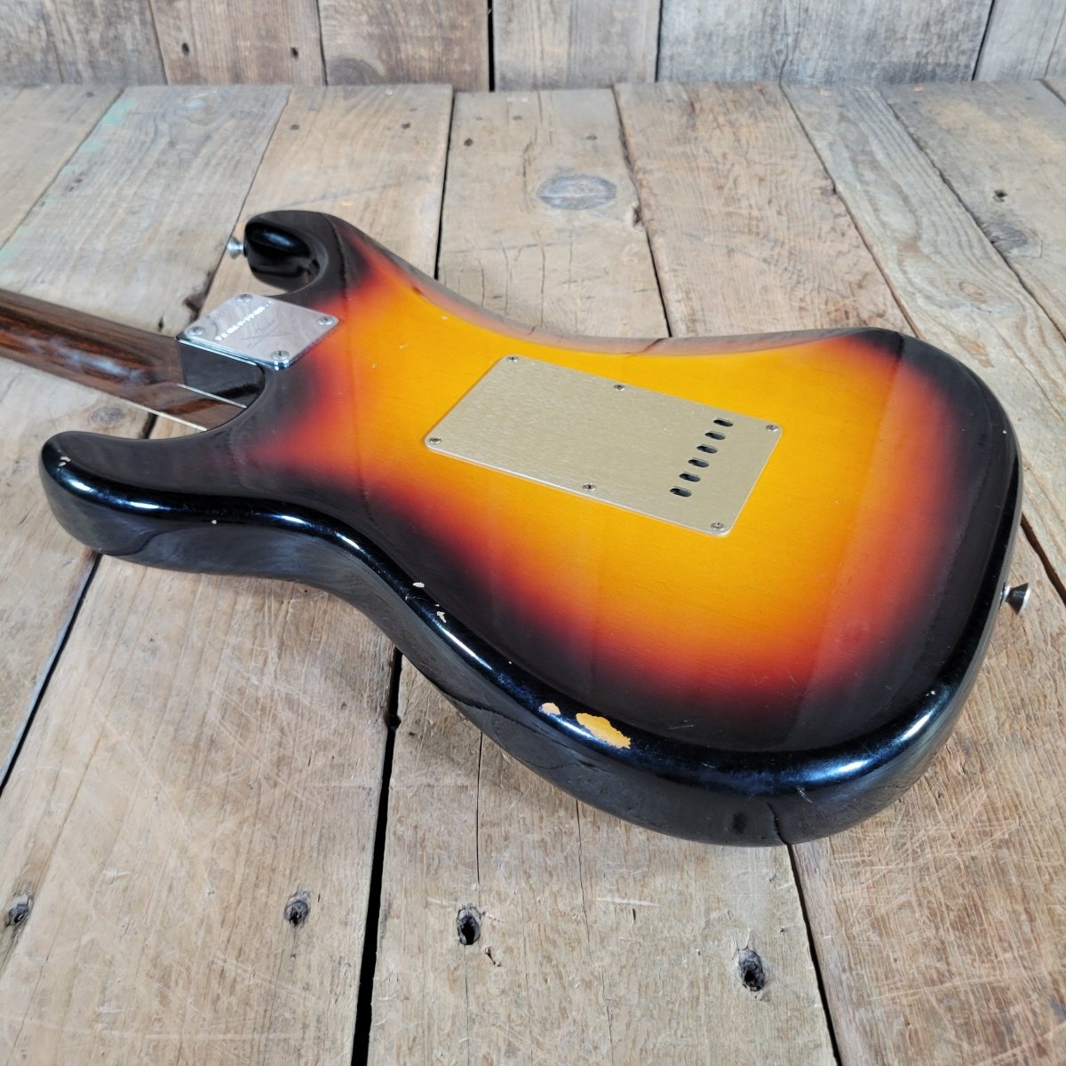 Fender 2016 50s Strat LTD Journeyman Relic RW Neck Sunburst Near Mint - Mahar's Vintage Guitars