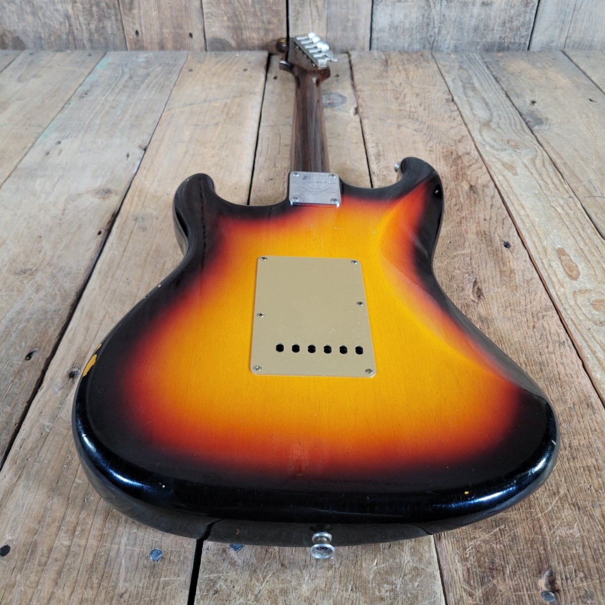 Fender 2016 50s Strat LTD Journeyman Relic RW Neck Sunburst Near Mint - Mahar's Vintage Guitars