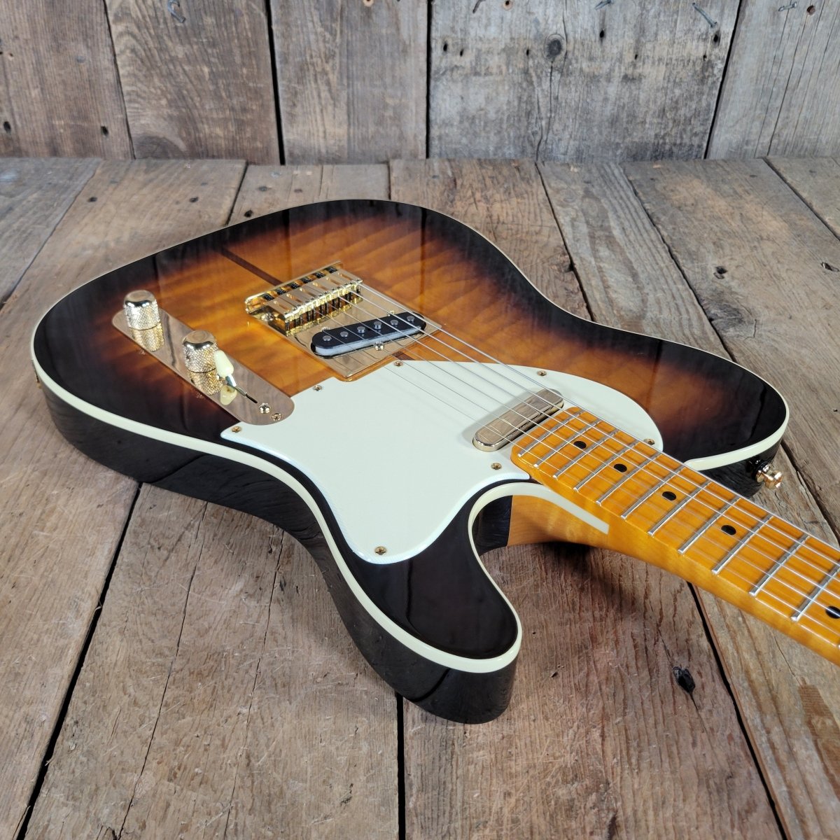 Fender 2017 Merle Haggard Tuff Dog Telecaster Sunburst Near Mint - Mahar's Vintage Guitars