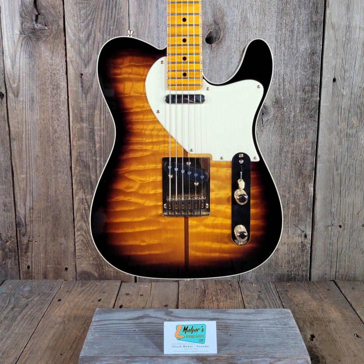Fender 2017 Merle Haggard Tuff Dog Telecaster Sunburst Near Mint - Mahar's Vintage Guitars