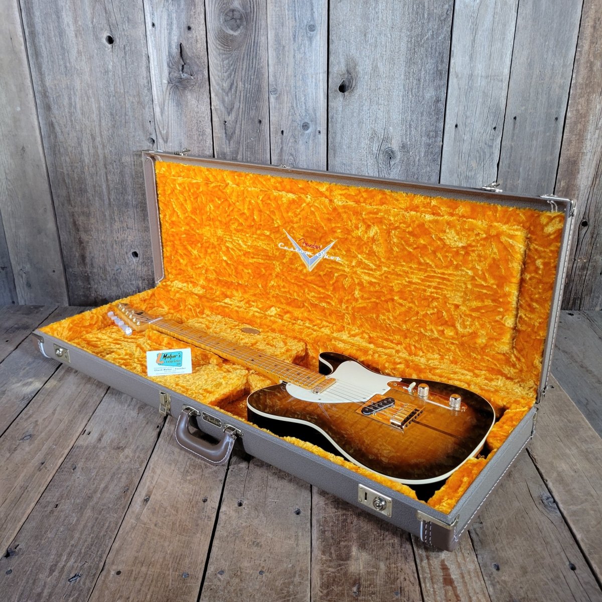 Fender 2017 Merle Haggard Tuff Dog Telecaster Sunburst Near Mint - Mahar's Vintage Guitars