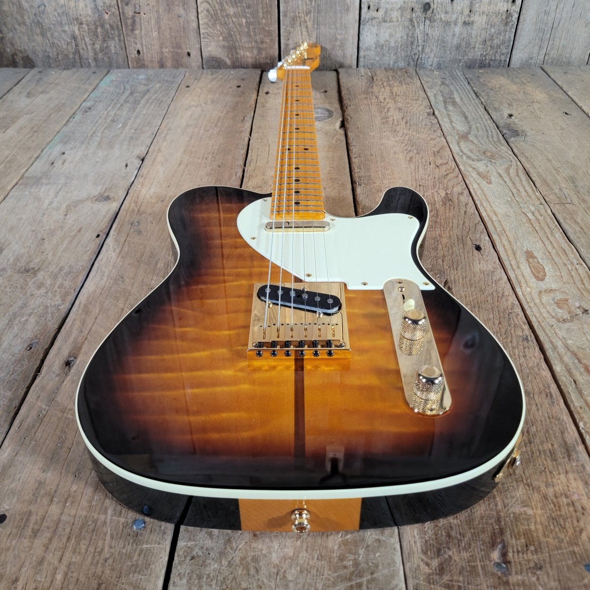 Fender 2017 Merle Haggard Tuff Dog Telecaster Sunburst Near Mint - Mahar's Vintage Guitars