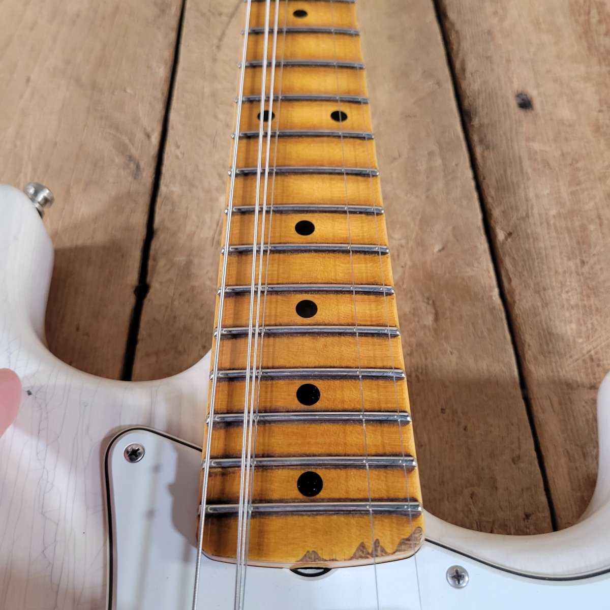 Fender 2018 Custom Shop Postmodern Stratocaster Journeyman Relic Blonde - Mahar's Vintage Guitars