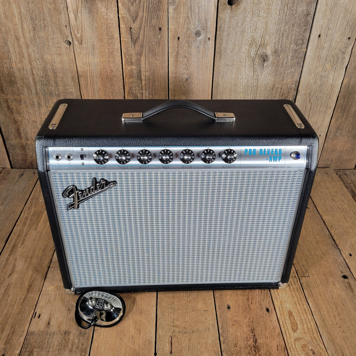 Fender 2021 Pro Reverb '68 Custom Drip Edge Reissue – 40 - Watt All - Tube Combo Amp with Vintage Vibe - Mahar's Vintage Guitars