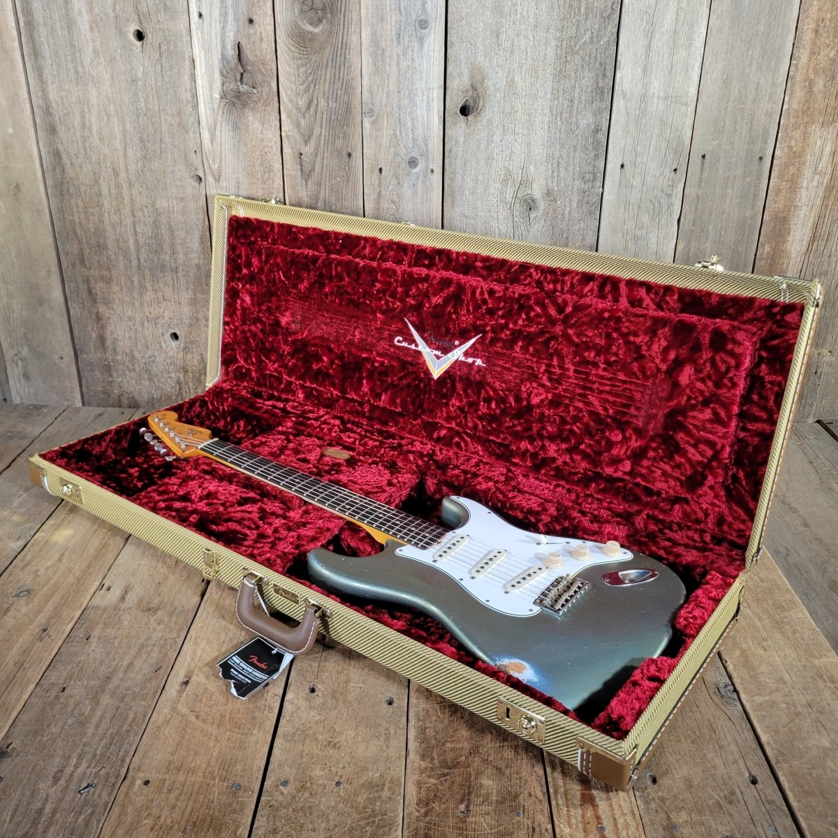 Fender 2022 1964 Strat Relic Ice Blue Metallic Apprentice Excellent - Mahar's Vintage Guitars