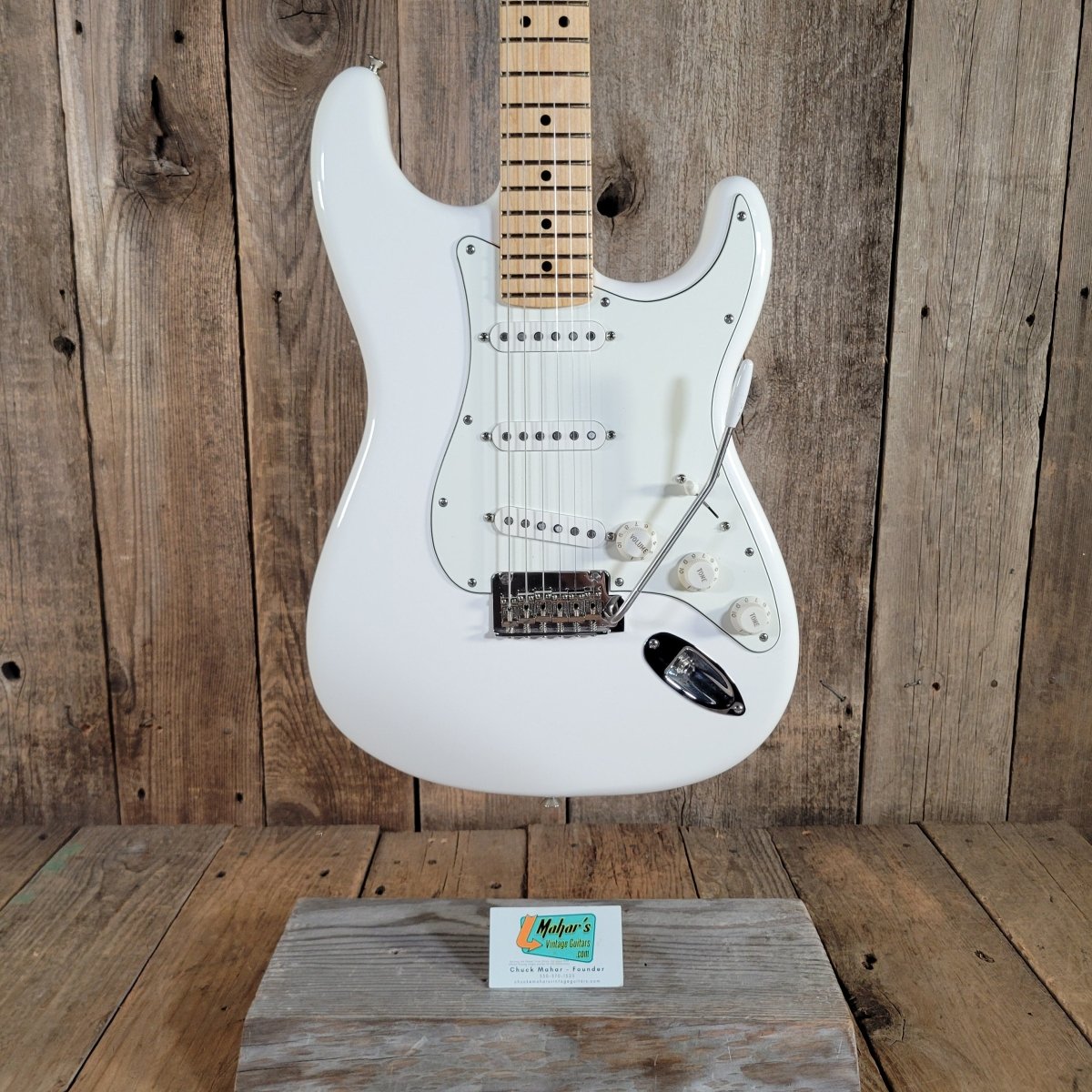 Fender 2022 Player Stratocaster MIM Olympic White w/ Gig Bag, Excellent - Mahar's Vintage Guitars