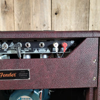 Fender 2024 '65 Handwired Princeton Reverb Limited Edition Wine Red, Excellent - Mahar's Vintage Guitars