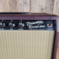 Fender 2024 '65 Handwired Princeton Reverb Limited Edition Wine Red, Excellent - Mahar's Vintage Guitars