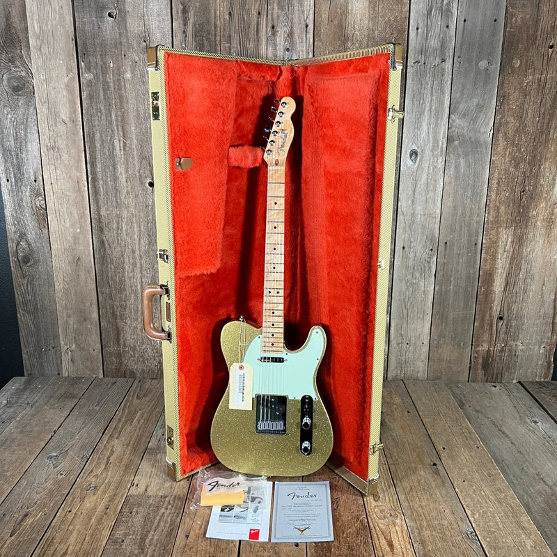 Fender 24 of 29 Telecaster Gold Sparkle Holoflake 1993 Guitar Center 29th Anniversary - Mahar's Vintage Guitars