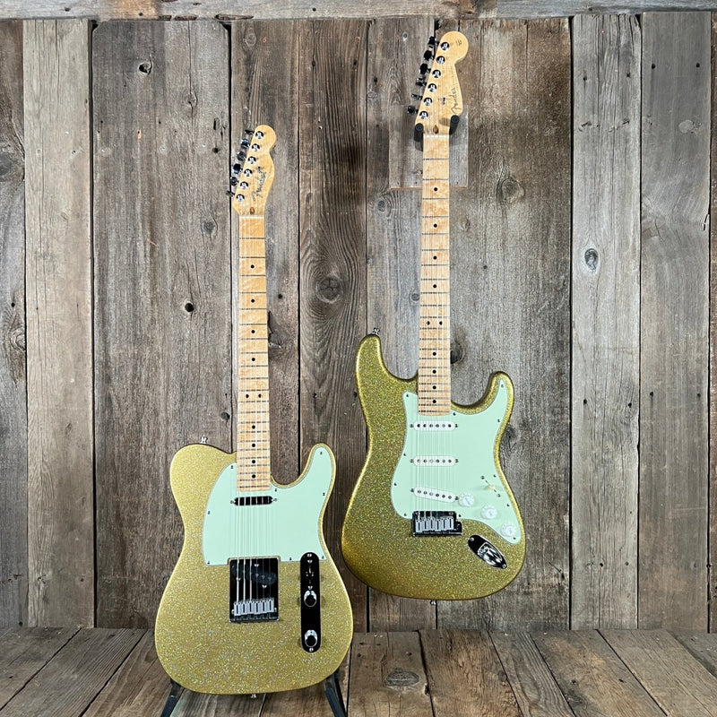 Fender 24 of 29 Telecaster Gold Sparkle Holoflake 1993 Guitar Center 29th Anniversary - Mahar's Vintage Guitars