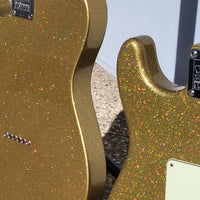 Fender 24 of 29 Telecaster Gold Sparkle Holoflake 1993 Guitar Center 29th Anniversary - Mahar's Vintage Guitars