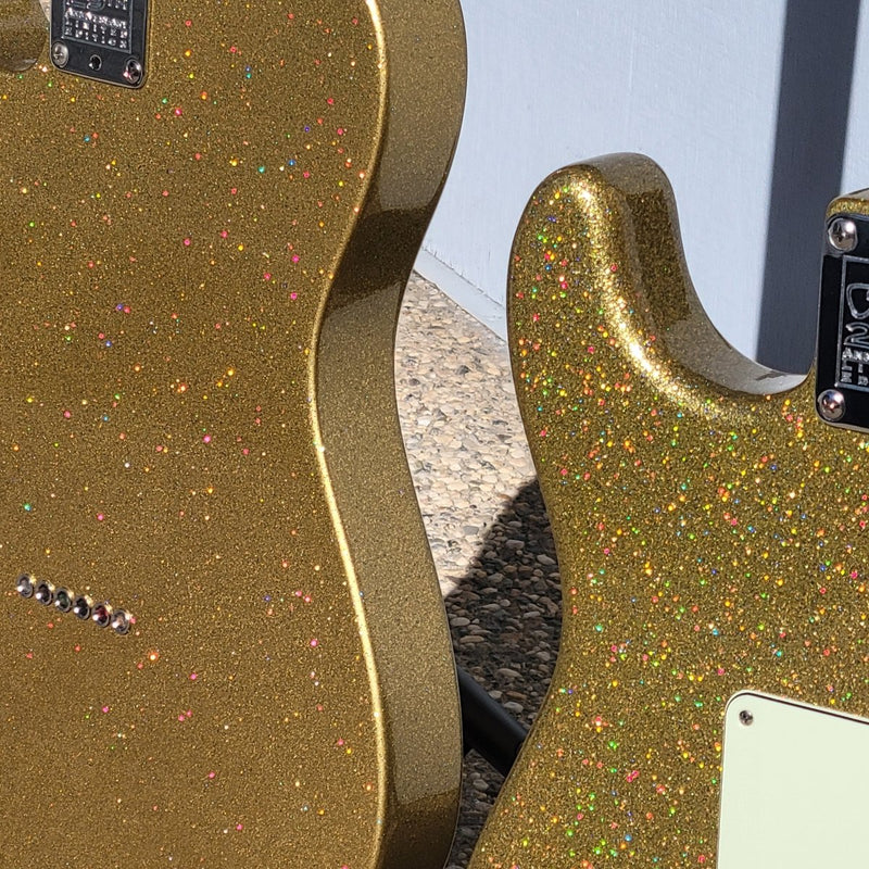 Fender 24 of 29 Telecaster Gold Sparkle Holoflake 1993 Guitar Center 29th Anniversary - Mahar's Vintage Guitars