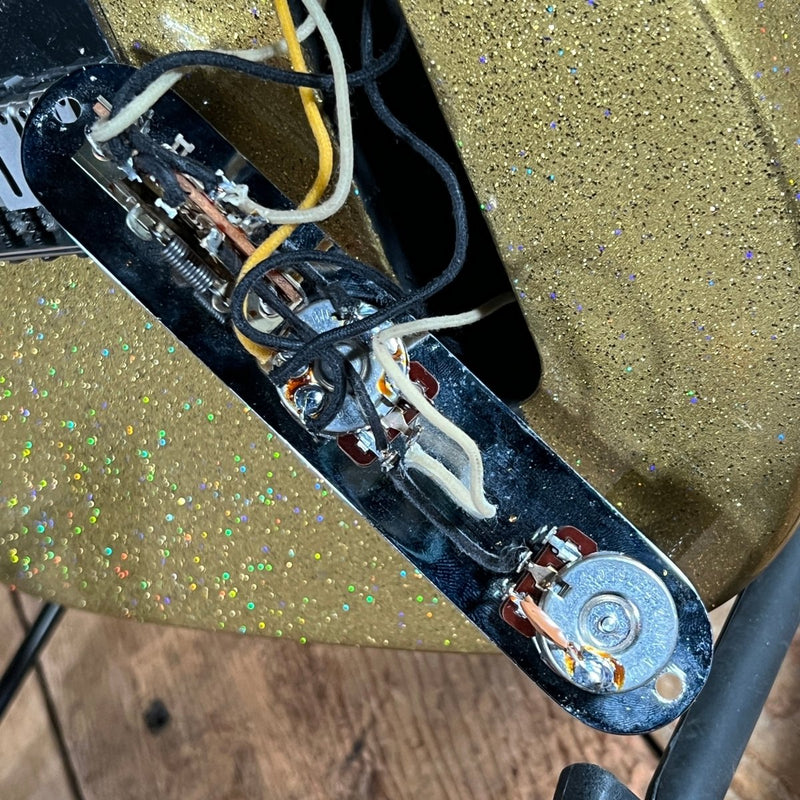 Fender 24 of 29 Telecaster Gold Sparkle Holoflake 1993 Guitar Center 29th Anniversary - Mahar's Vintage Guitars