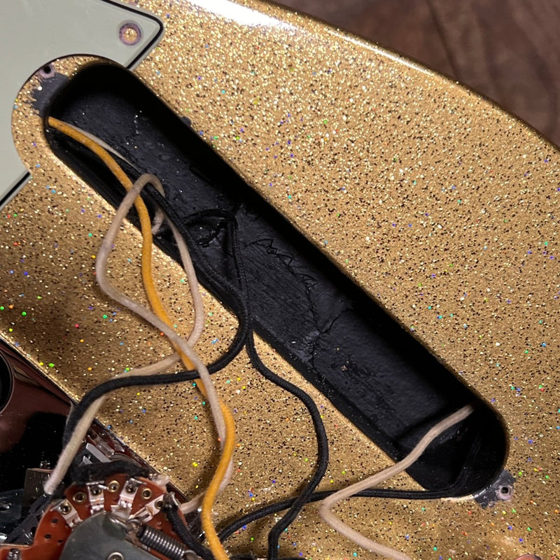 Fender 24 of 29 Telecaster Gold Sparkle Holoflake 1993 Guitar Center 29th Anniversary - Mahar's Vintage Guitars