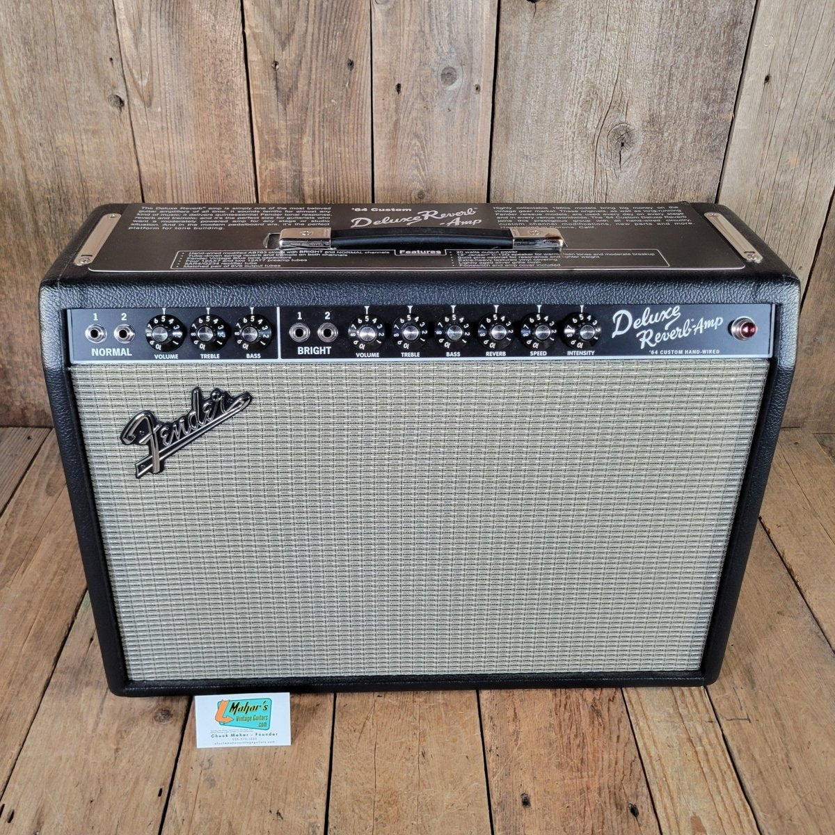 Fender '64 Custom Deluxe Reverb Hand - Wired 2022 - Mahar's Vintage Guitars