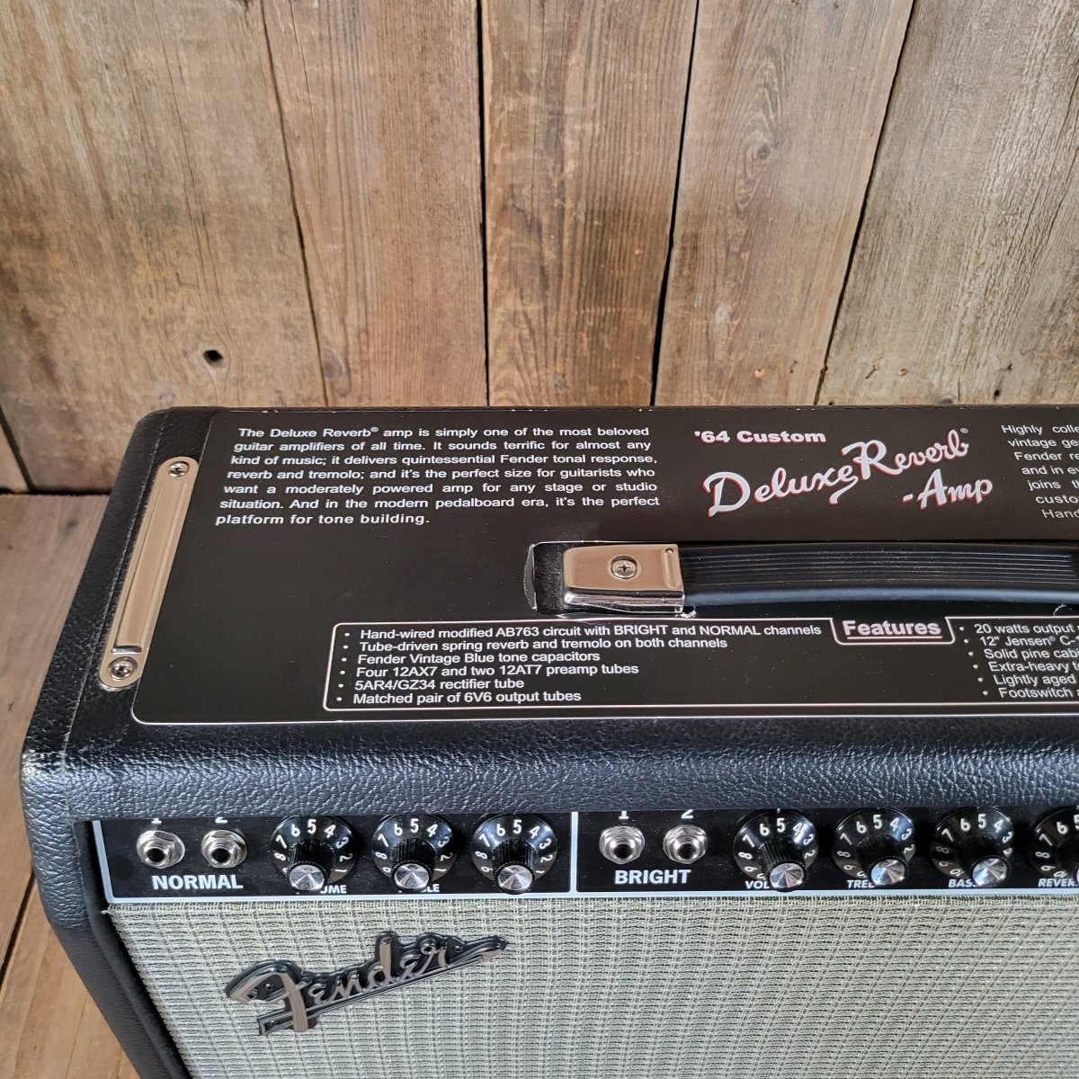 Fender '64 Custom Deluxe Reverb Hand - Wired 2022 - Mahar's Vintage Guitars