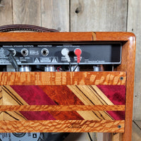 Fender '65 Princeton Reverb Reissue 2021 – Tweed Version with Custom Ornate Hardwood Cabinet - Mahar's Vintage Guitars