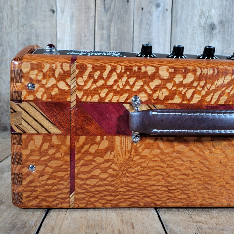 Fender '65 Princeton Reverb Reissue 2021 – Tweed Version with Custom Ornate Hardwood Cabinet - Mahar's Vintage Guitars