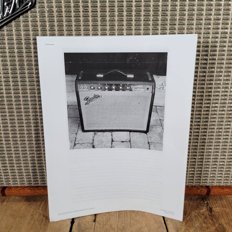 Fender '65 Princeton Reverb Reissue 2021 – Tweed Version with Custom Ornate Hardwood Cabinet - Mahar's Vintage Guitars