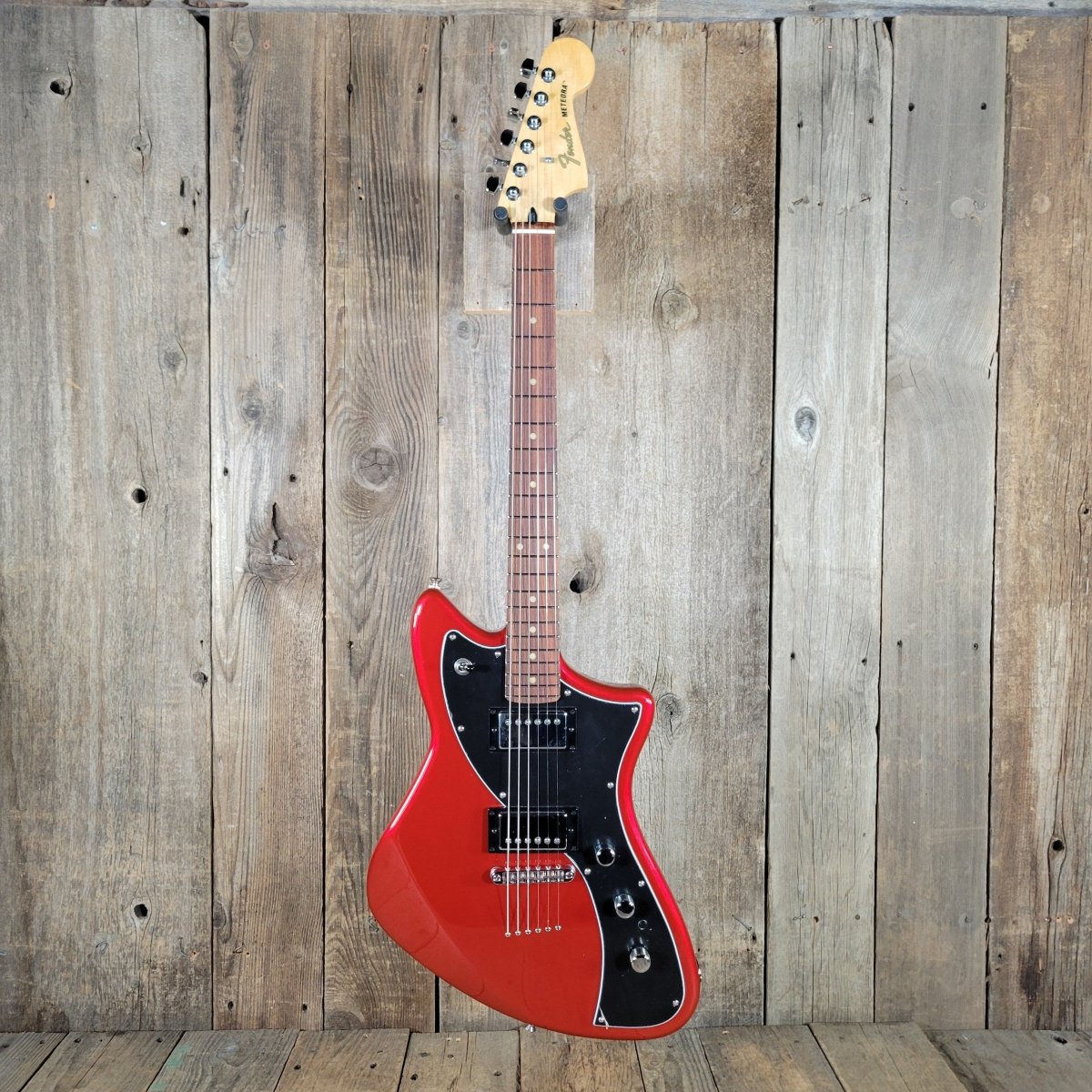Fender Alternate Reality Meteora HH – Candy Apple Red 2019 with Hard Case - Mahar's Vintage Guitars