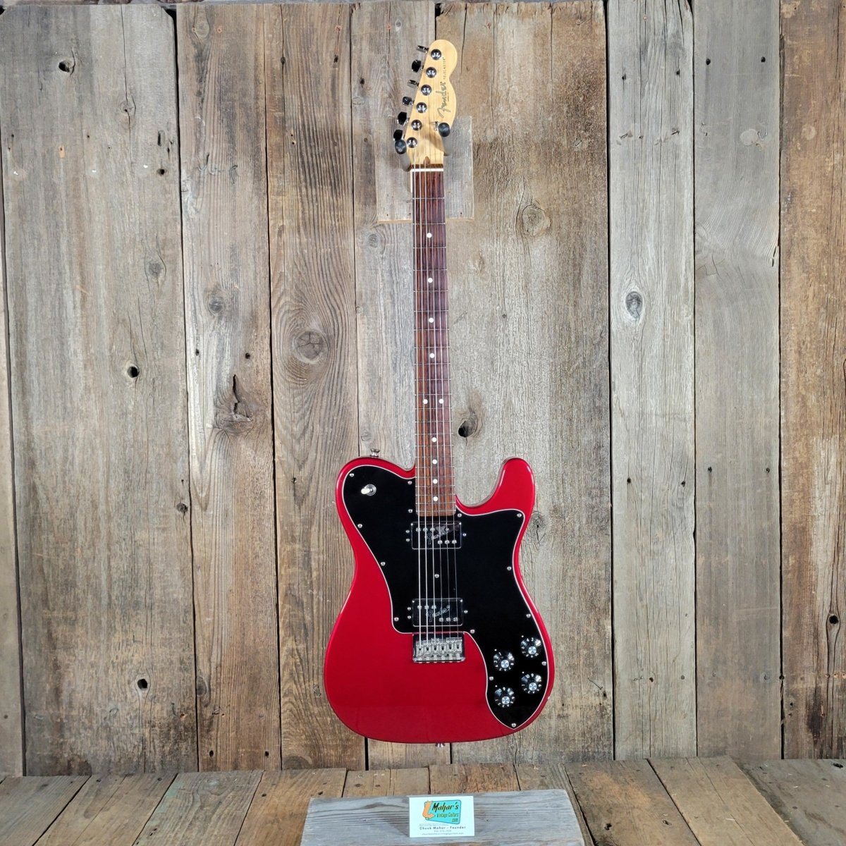 Fender Am Pro Tele Deluxe ShawBucker 2017 Candy Apple Red - Mahar's Vintage Guitars