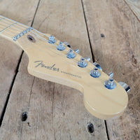 Fender American Deluxe Stratocaster HSS 2004 50th Anniversary Amber - Mahar's Vintage Guitars