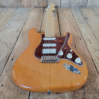 Fender American Deluxe Stratocaster HSS 2004 50th Anniversary Amber - Mahar's Vintage Guitars