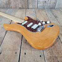 Fender American Deluxe Stratocaster HSS 2004 50th Anniversary Amber - Mahar's Vintage Guitars