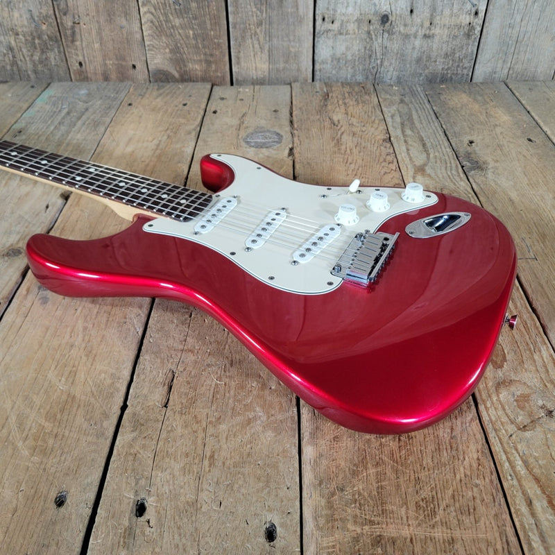 Fender American Stratocaster 50th Anniversary 2004 – Candy Apple Red, Custom Shop Pickups, Original Case - Mahar's Vintage Guitars